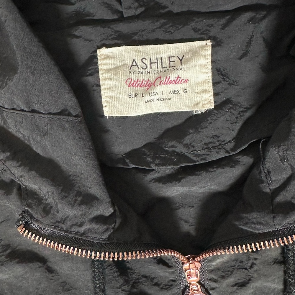 Ashley By 26 International Black Utility Jacket with Rainbow Accents - Picture 5 of 6